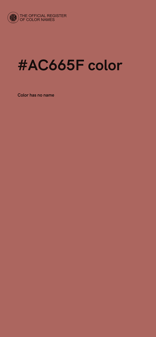 #AC665F color image