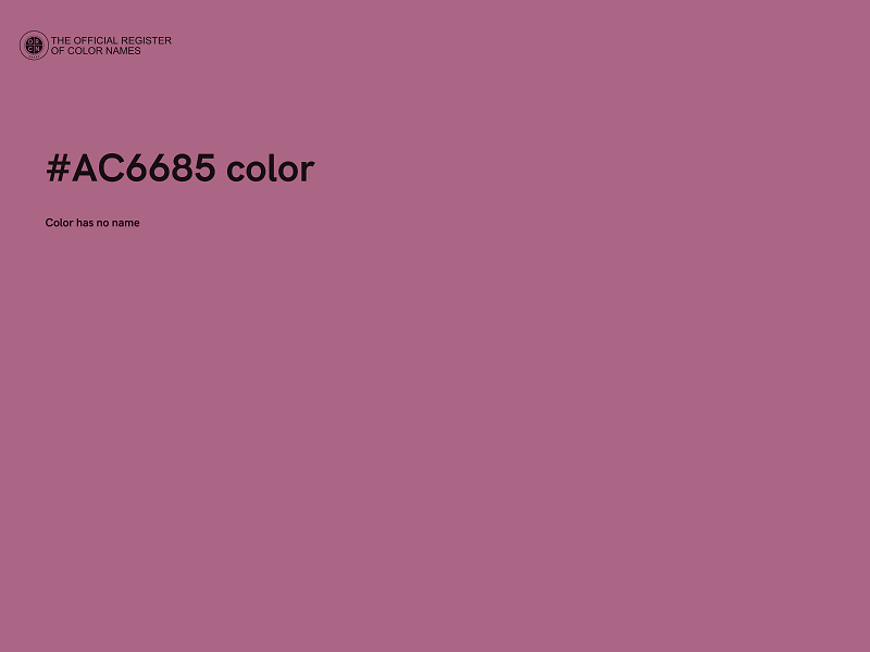 #AC6685 color image