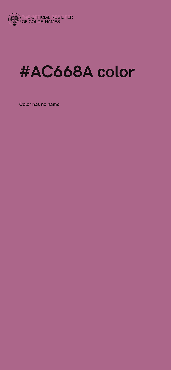 #AC668A color image