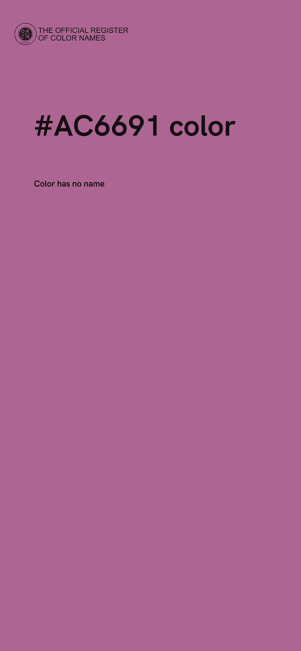 #AC6691 color image