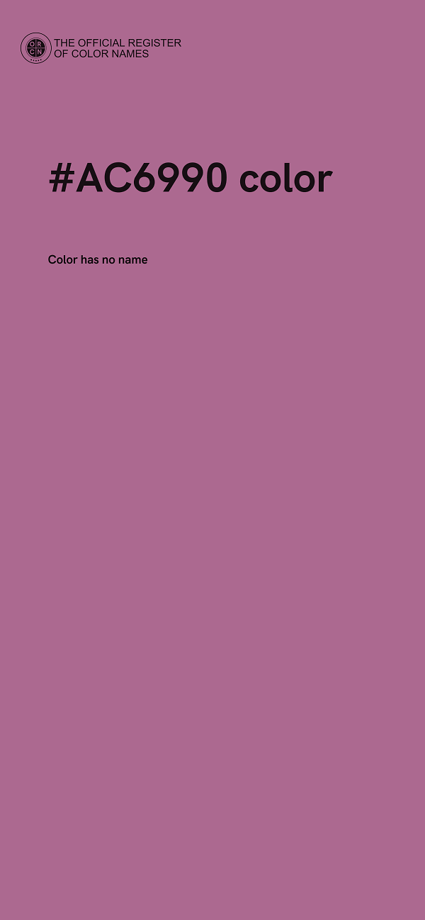 #AC6990 color image