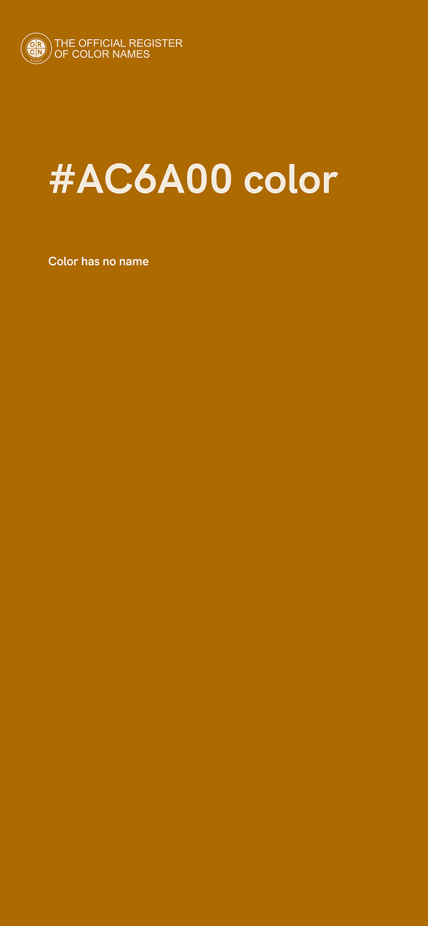 #AC6A00 color image