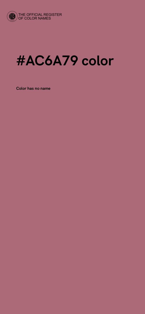 #AC6A79 color image