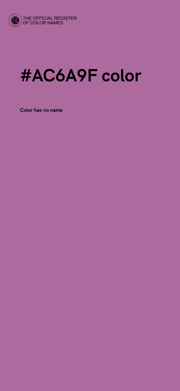 #AC6A9F color image