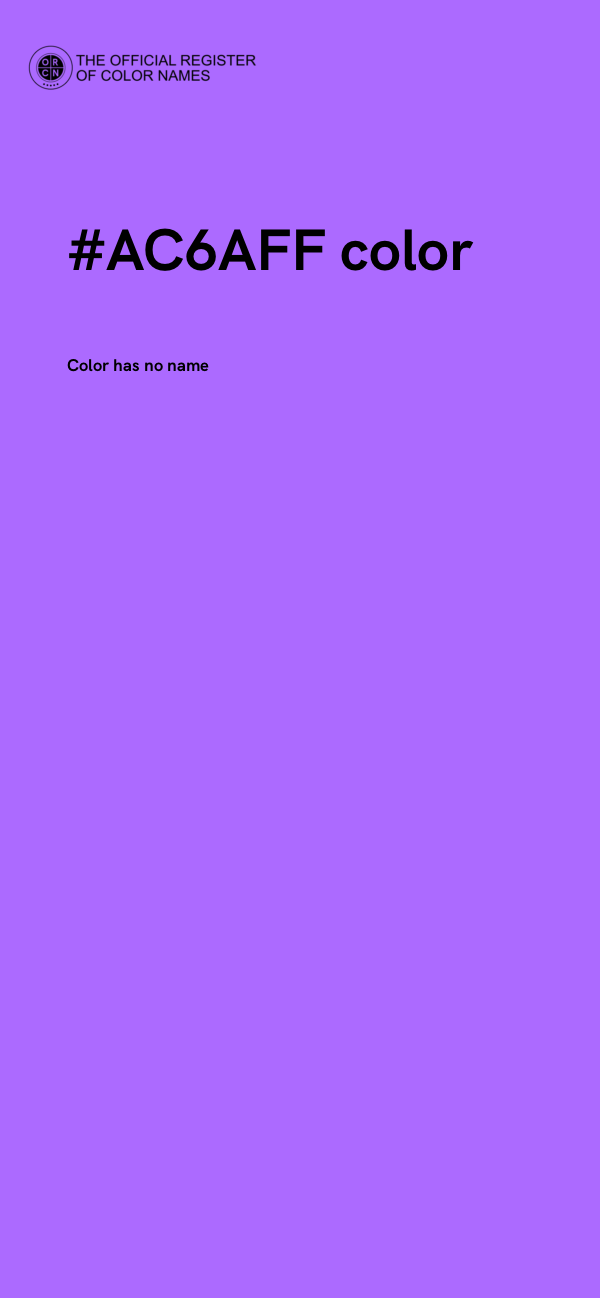 #AC6AFF color image