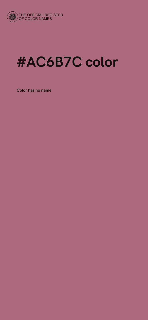 #AC6B7C color image