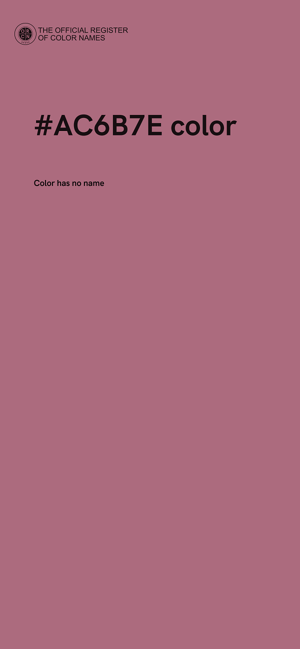 #AC6B7E color image