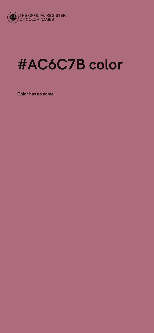 #AC6C7B color image