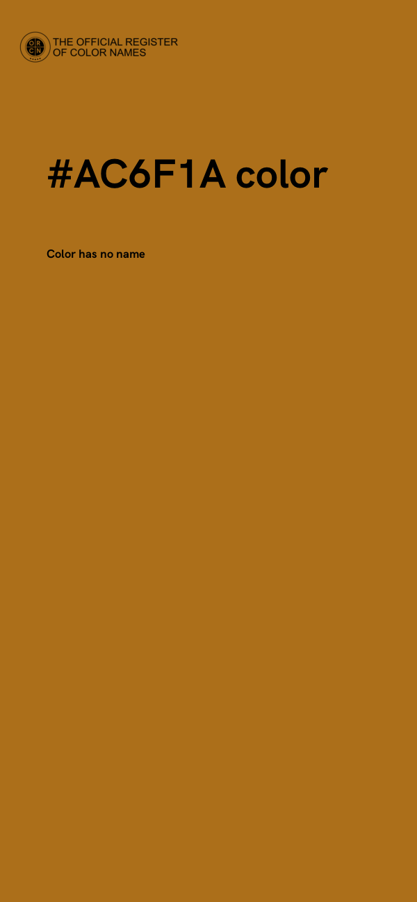 #AC6F1A color image