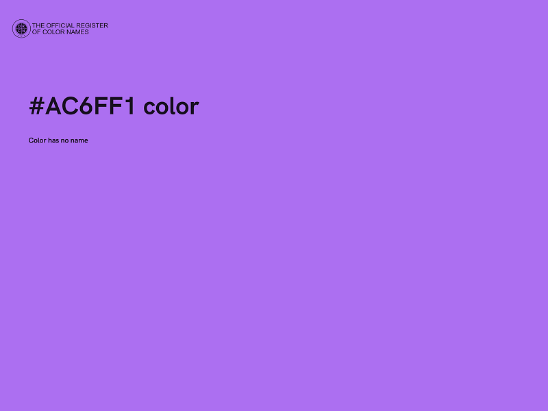 #AC6FF1 color image