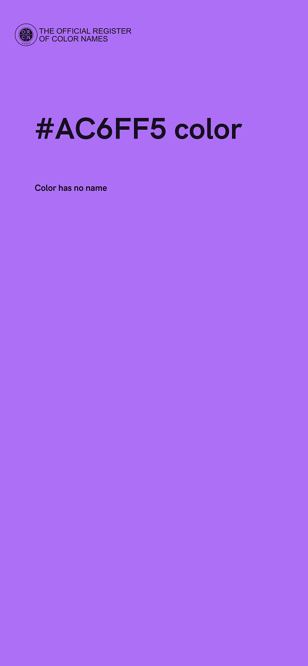 #AC6FF5 color image