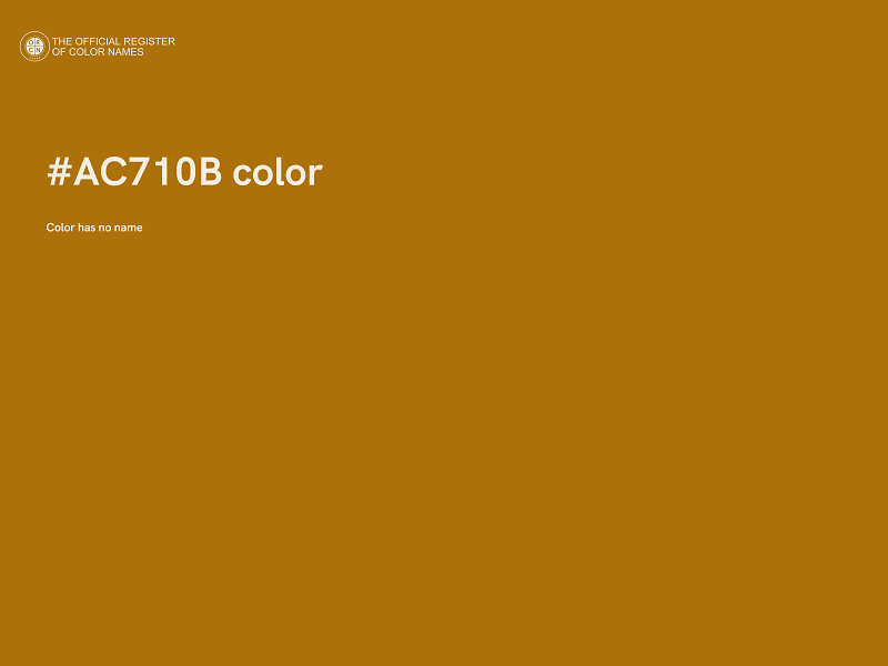 #AC710B color image