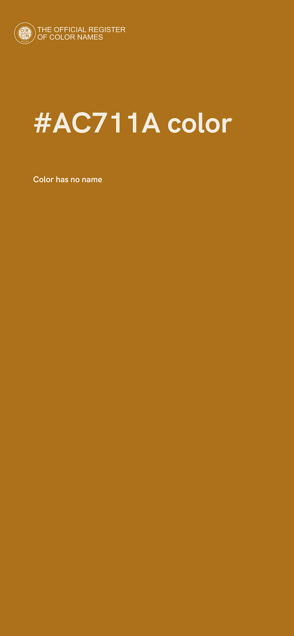 #AC711A color image