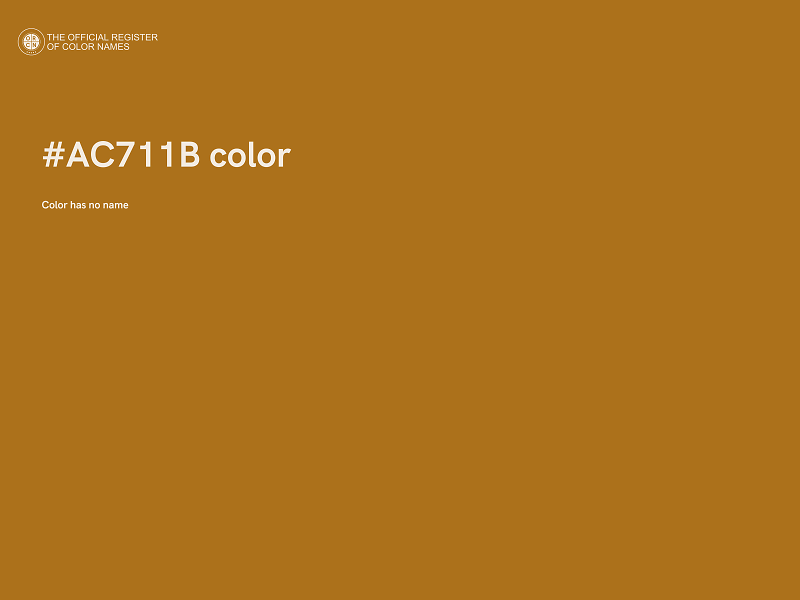 #AC711B color image