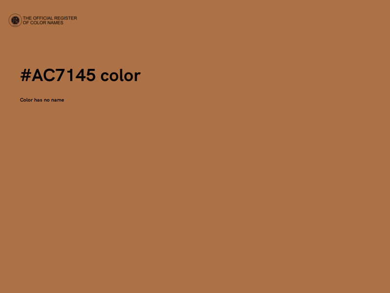 #AC7145 color image