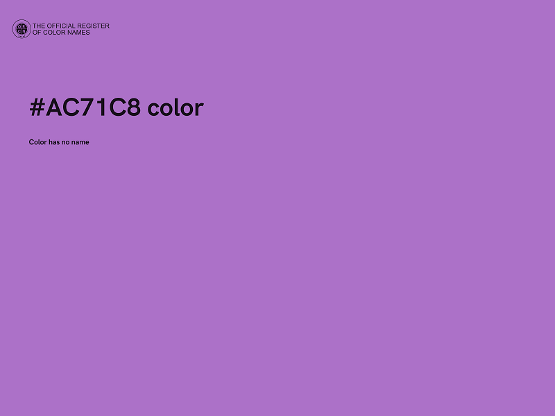 #AC71C8 color image