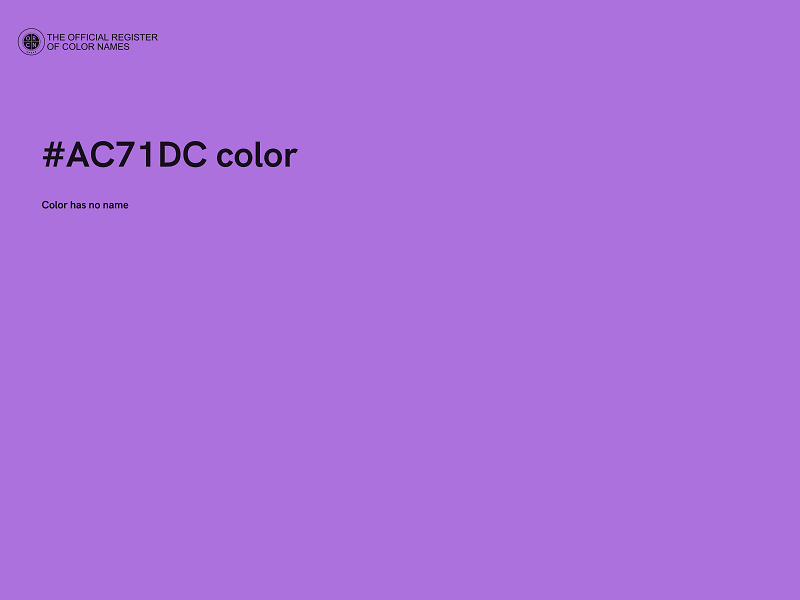 #AC71DC color image