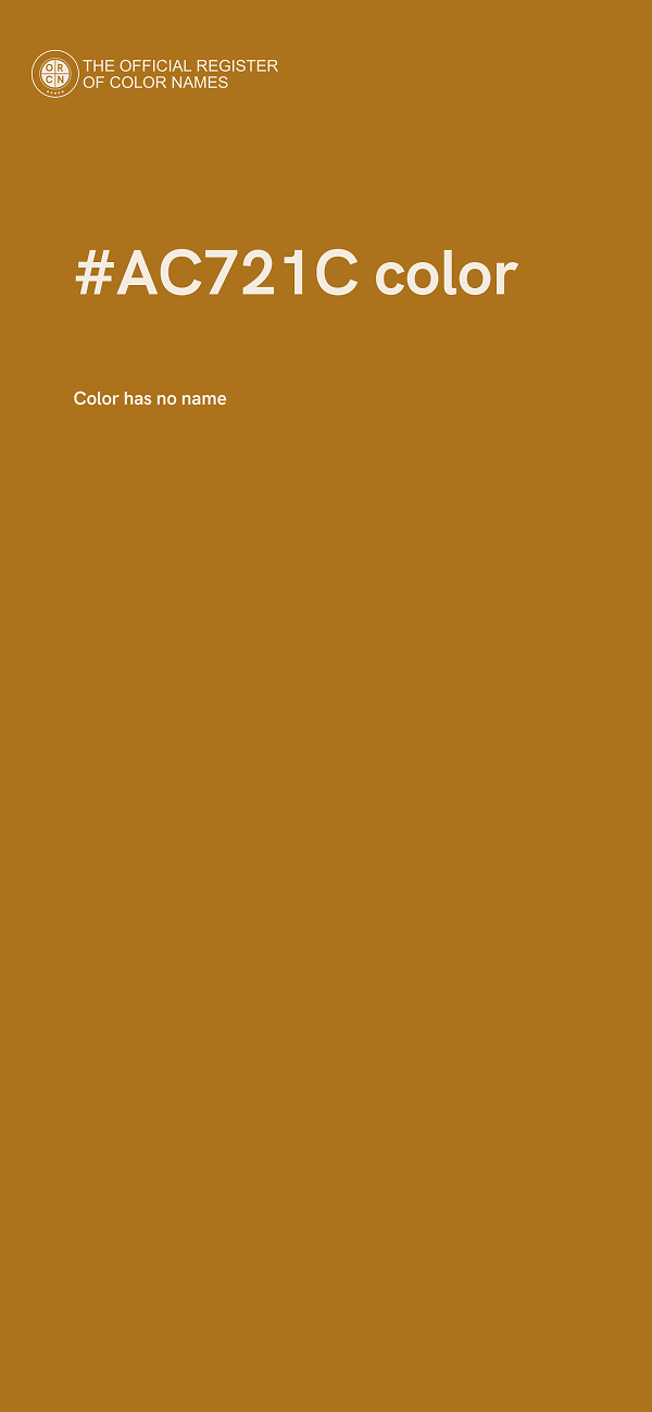 #AC721C color image