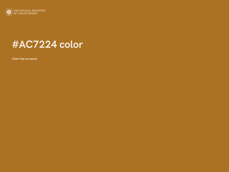 #AC7224 color image