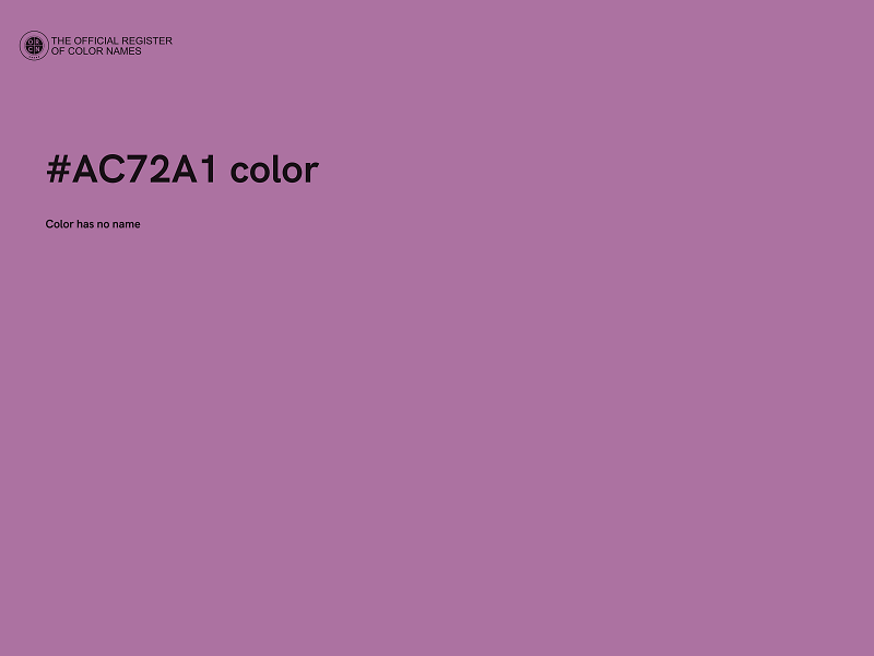 #AC72A1 color image