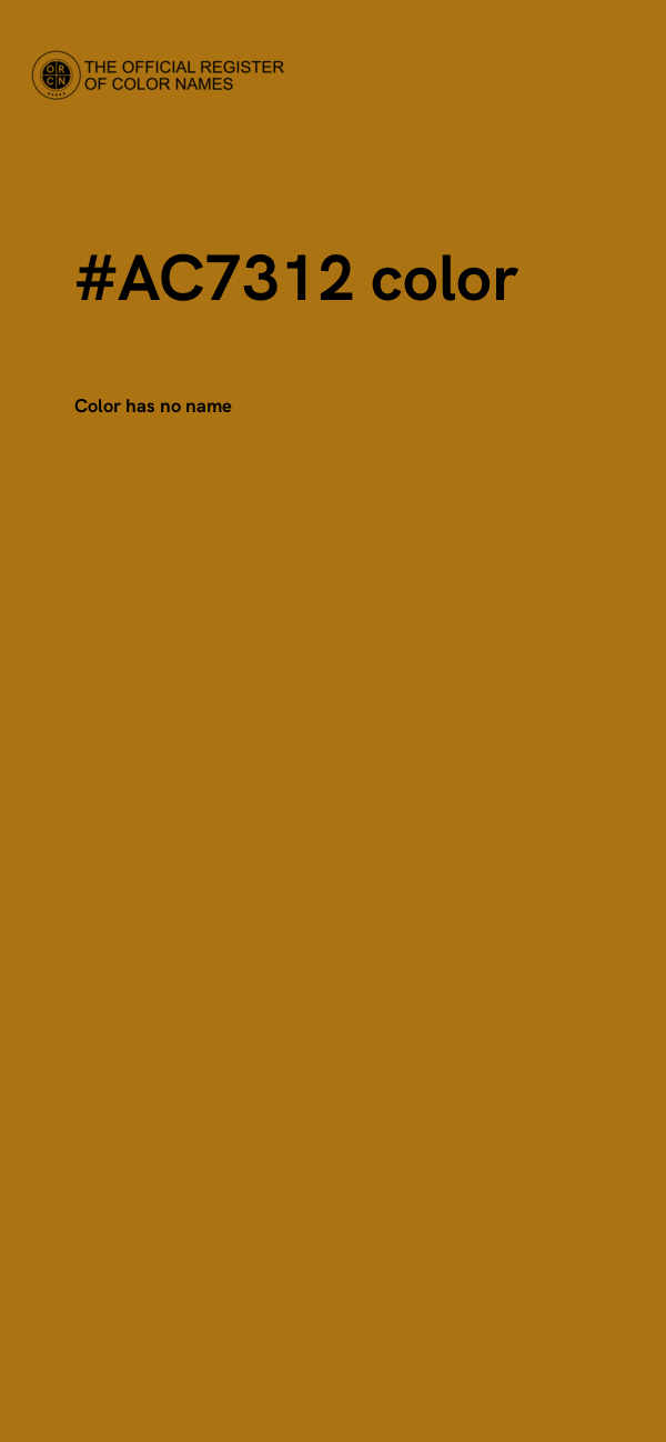 #AC7312 color image