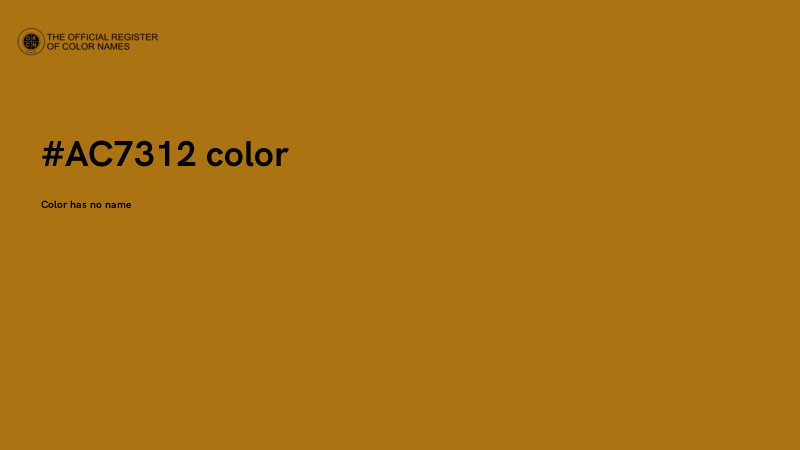 #AC7312 color image