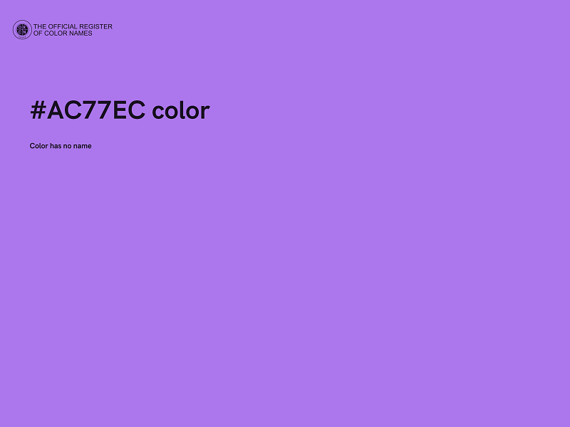 #AC77EC color image