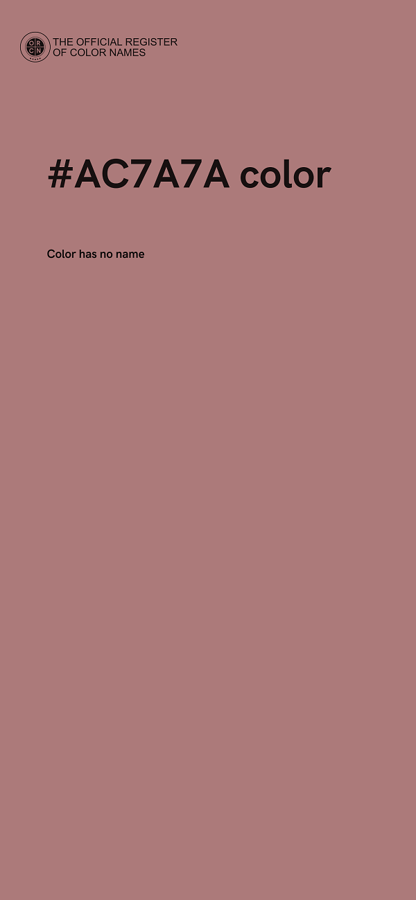 #AC7A7A color image