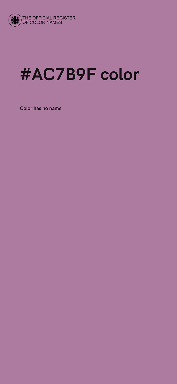 #AC7B9F color image
