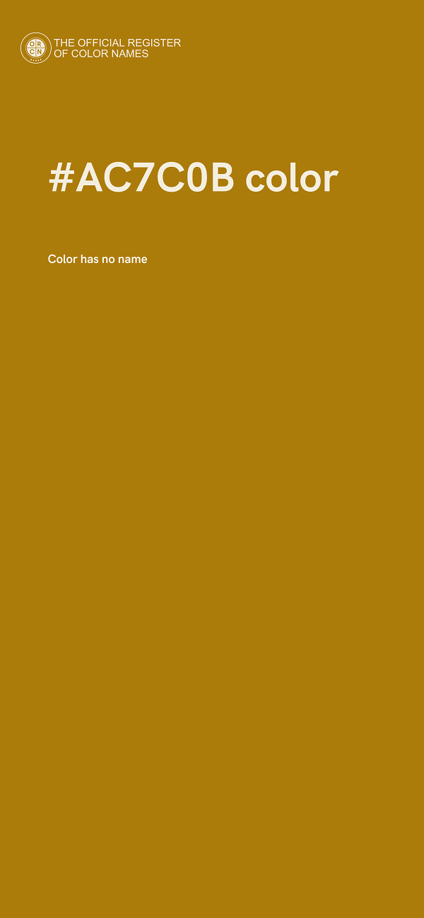 #AC7C0B color image
