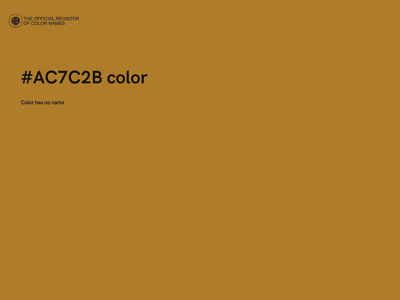 #AC7C2B color image