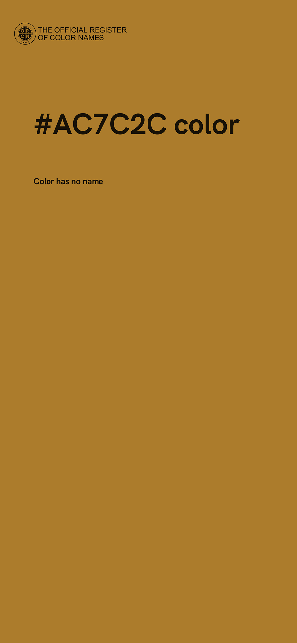 #AC7C2C color image