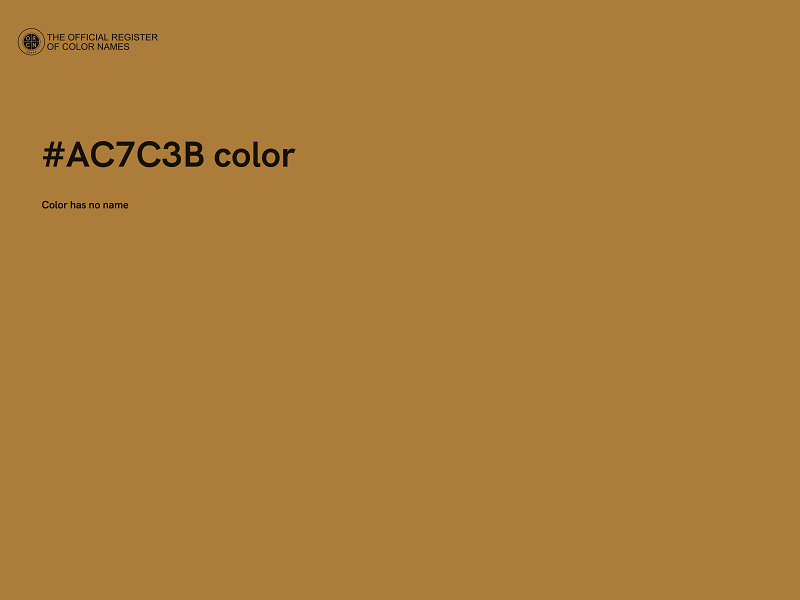 #AC7C3B color image