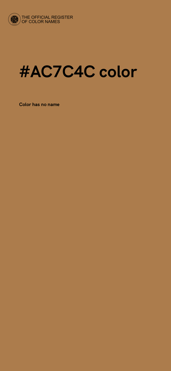 #AC7C4C color image