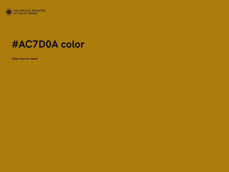 #AC7D0A color image