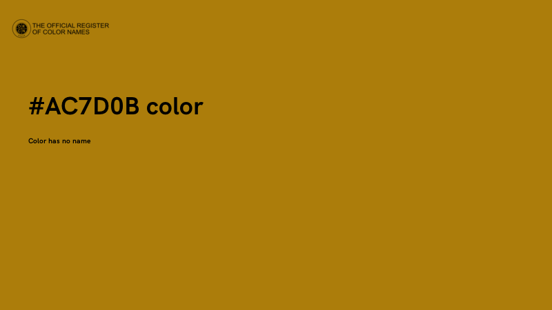 #AC7D0B color image