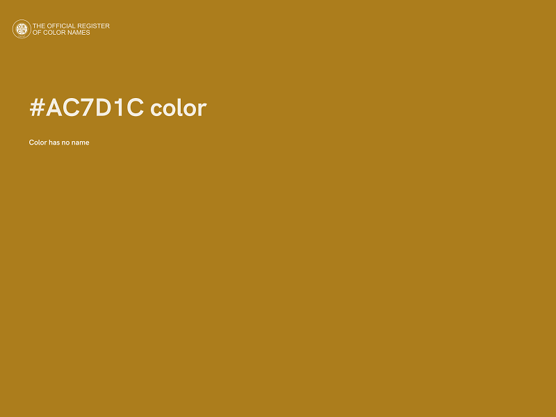 #AC7D1C color image