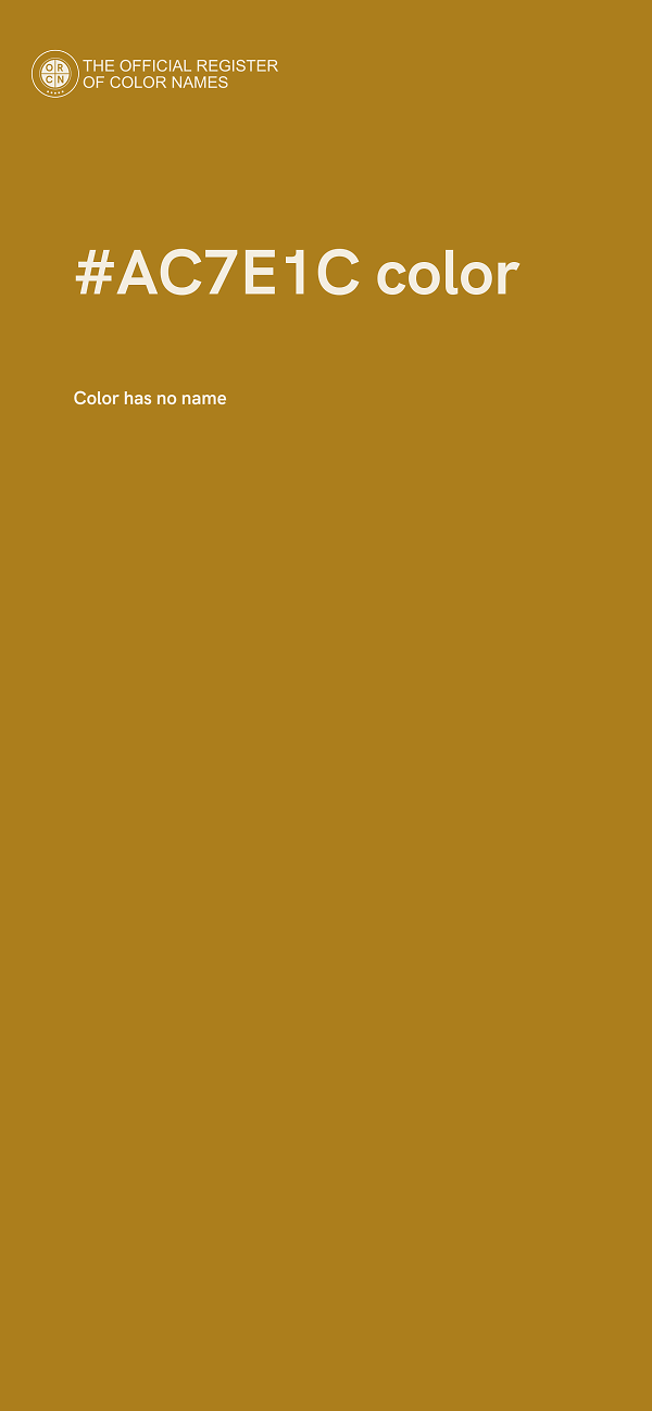 #AC7E1C color image