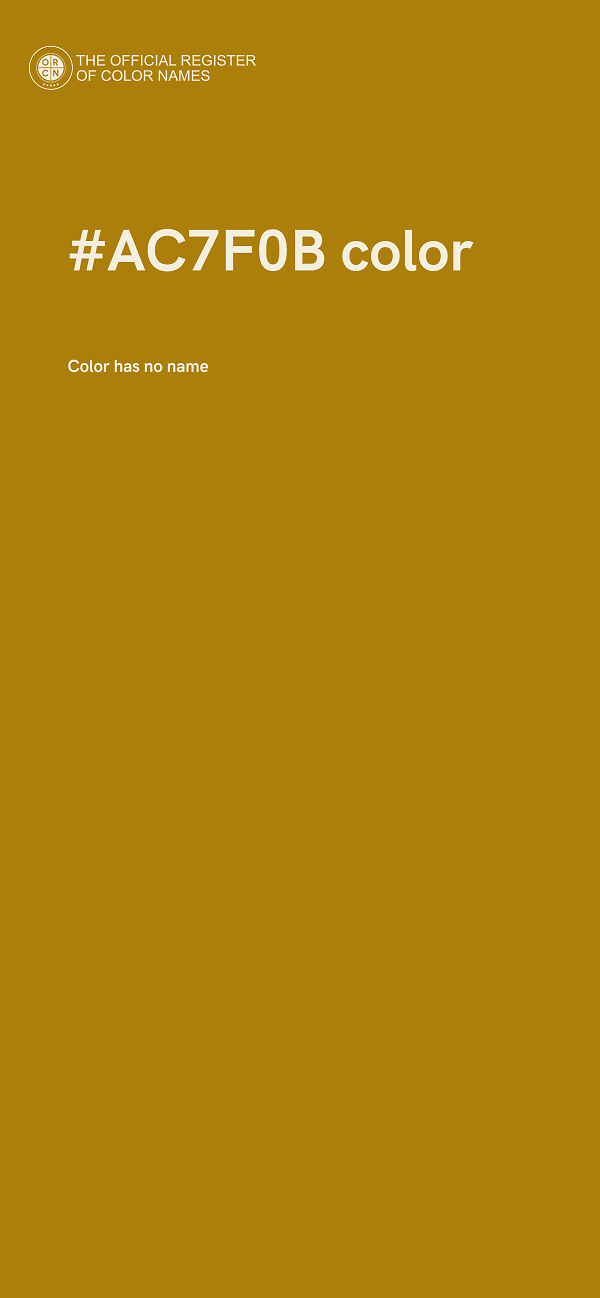 #AC7F0B color image