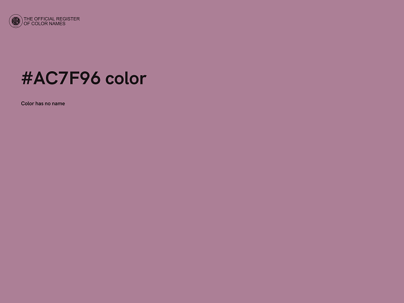 #AC7F96 color image