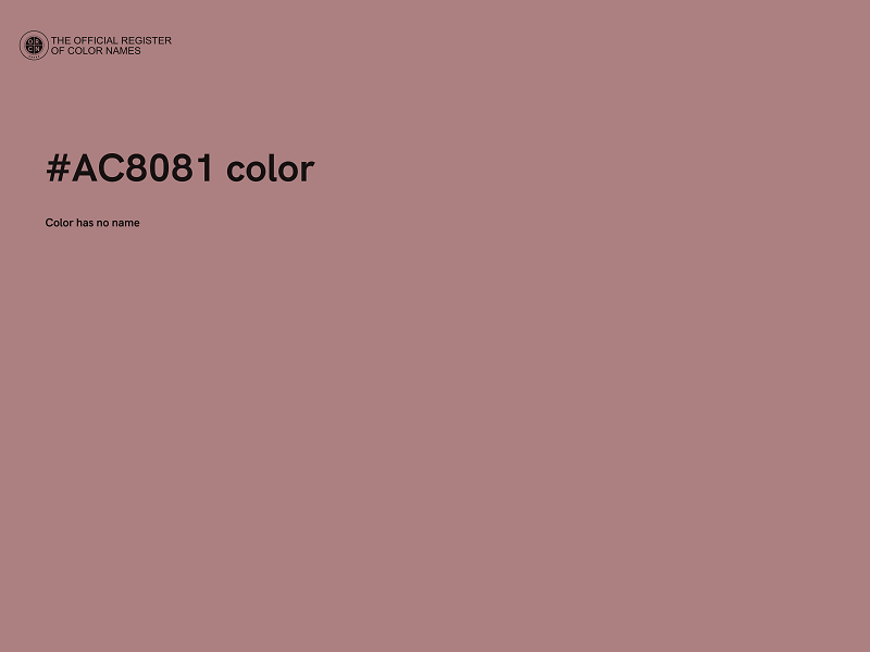 #AC8081 color image