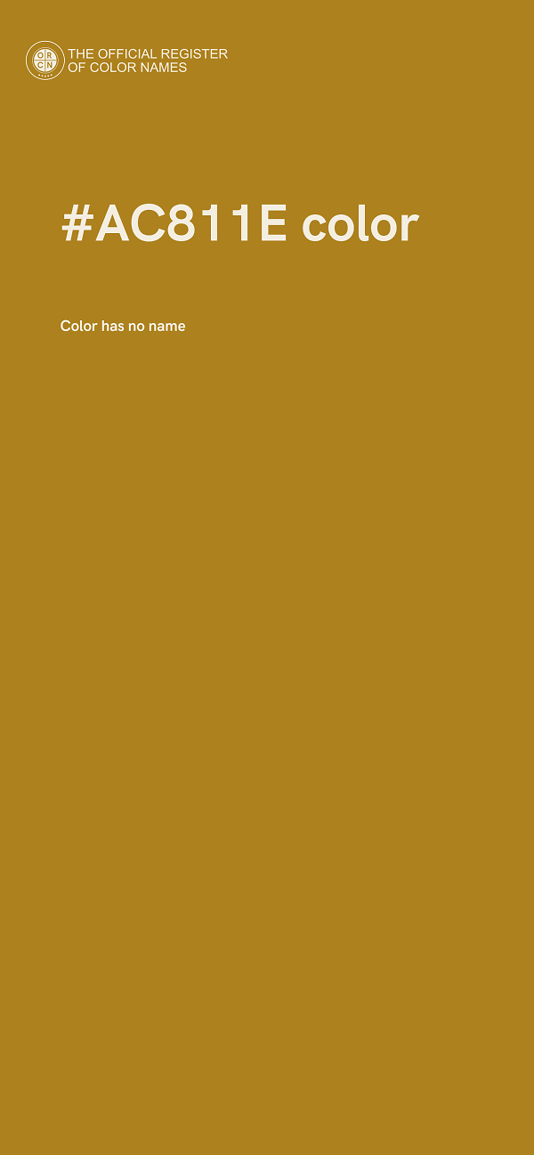 #AC811E color image