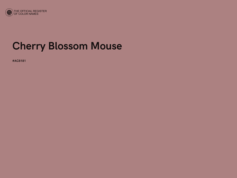 #AC8181 - Cherry Blossom Mouse color image