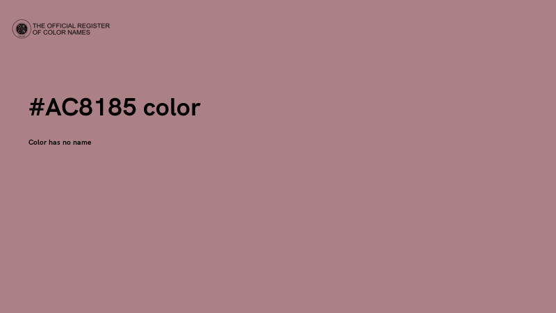#AC8185 color image