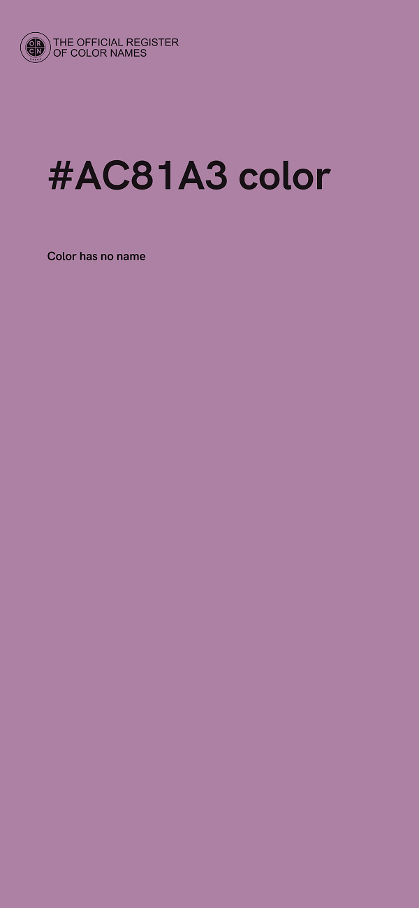 #AC81A3 color image