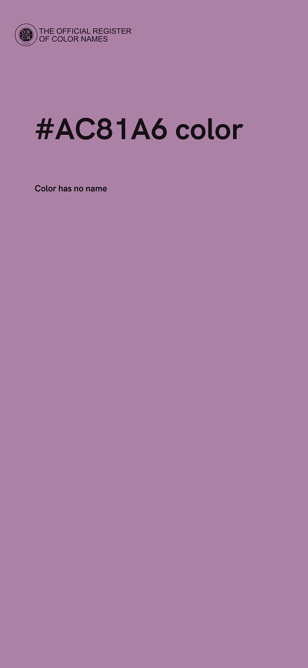 #AC81A6 color image