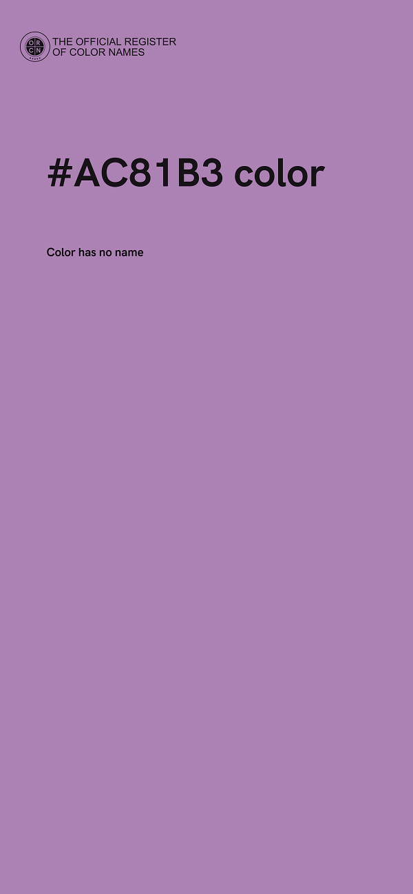 #AC81B3 color image
