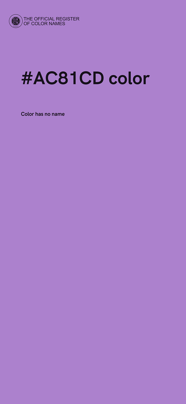 #AC81CD color image