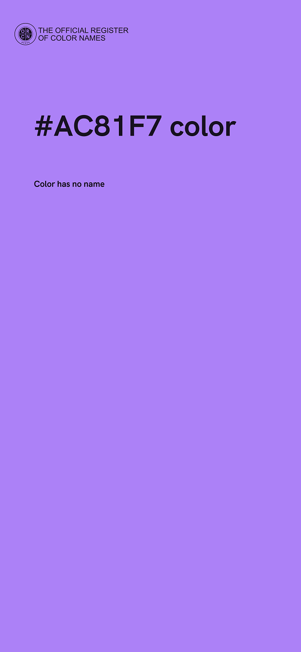 #AC81F7 color image
