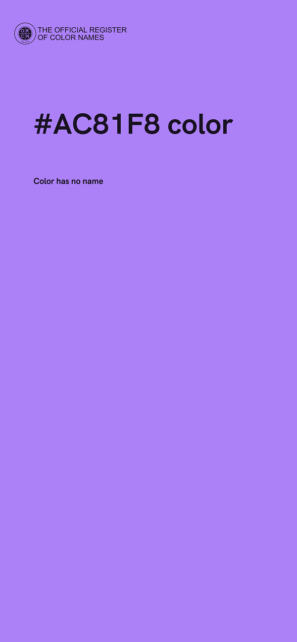#AC81F8 color image